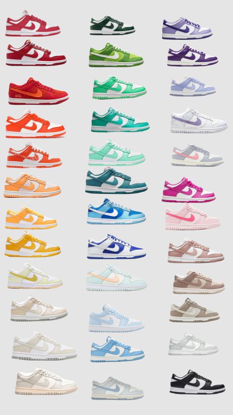 Air Force 1 Colors, Back To School Shoes Nike, Nike Aesthetic Shoes, Aesthetic Nikes, Nikes Aesthetic, Shoe Apps, Nike Shoes Aesthetic, Colorful Nike Shoes