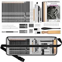 Art Pencil Set, Drawing Kit, Sketching Pencil, Charcoal Sticks, Embossing Pen, Pencils Art, Kneaded Eraser, Drawing Pencils, Realistic Sketch