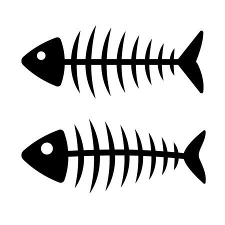 Bone Fish, Fish Silhouette, Silhouette Illustration, Black Silhouette, Fish Bone, Media Strategy, Icon Set, Google Images, Image Search