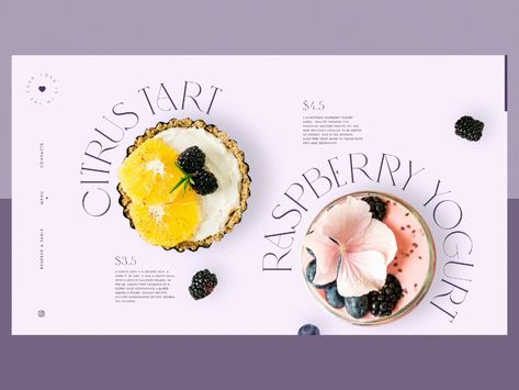 Bar Website Design, Design De Configuration, Bar Website, Bar Restaurant Design, Graphic Design Magazine, Cake Bar, Menue Design, Cookbook Design, Graphisches Design