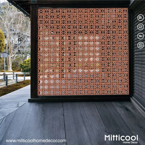 #MitticoolHomeDecor #Decor #terracottajaali #residence #architecture #terracotta #green #facade #facadedesign #detail #tropicalmodernism #tropicalarchitecture #bungalow #architectinranchi #architect #concretedesign #breezeblocks #jabalpur #bungalowdesign #clayjali #terracottajaliblocks #jalifacade #jali #architectinmp #residential #AtmanirbharBharat #Vocal4Local #makeinindia Terracota Jali Partition, Jaali Wall Design, Terracotta Jaali Design, Room Seperator, Partitions Ideas, Wall Partitions, Wall Dividers, Wall Decor Living Room Modern, Room Divider Ideas