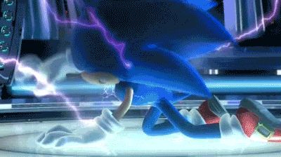 Sonic Unleashed-Sonic Turns Into Werehog Werehog Sonic, Sonic Gif, Sonic The Werehog, Sonic Riders, Cute Sonic, Sonic O, Sonic Unleashed, Sonic Sonic, Hedgehog Movie