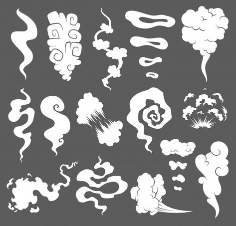 Steam smoke clouds of cigarettes Premium Vector | Premium Vector #Freepik #vector #background #abstract #icon #cloud Cooking Cartoon, Food Vector, Cloud Vector, Bad Smell, Graffiti Cartoons, Clouds Design, Cartoon Icons, Drawing Practice, Graffiti Lettering