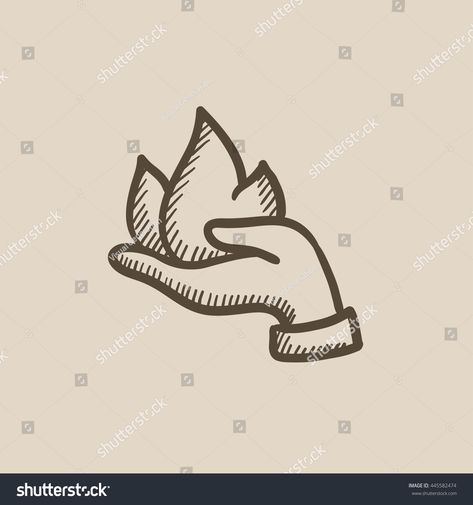 Hand holding fire vector sketch icon isolated on background. Hand drawn Hand holding fire icon. Hand holding fire sketch #Ad , #ad, #vector#sketch#icon#Hand Hand With Fire Drawing, Hand Holding Fire, Holding Fire, Fire Sketch, Fire Icon, Meaningful Paintings, Fire Vector, Fire Icons, Fire Drawing