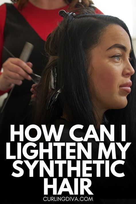 How can I lighten my synthetic hair Hair Bleach, Hacks Every Girl Should Know, How To Lighten Hair, Hydrogen Peroxide, Hair Problems, Frizzy Hair, Bleached Hair, Latest Hairstyles, Hair Extension