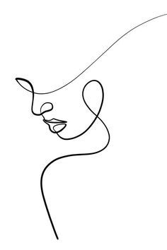 Abstract Face Art, Decor Studio, Soyut Sanat Tabloları, Line Art Design, Outline Art, White Line, Abstract Line Art, Art Drawings Sketches Simple, Abstract Lines