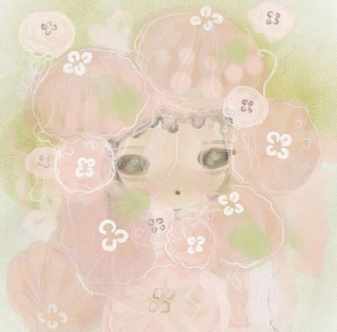 #widget #art Widget Art, Japanese Contemporary Art, Aya Takano, Iphone Widgets, Superflat, 4 Wallpaper, Ethereal Art, Funky Art, Cute Doodles