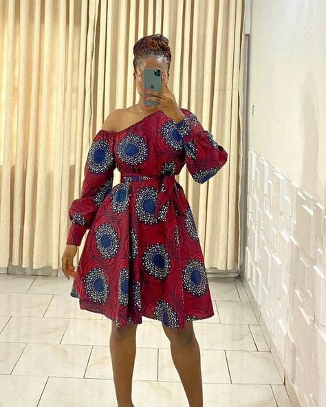 Flared Gown Ankara, Simple Long Ankara Dresses, Flear Dresses Short Ankara, Chitenje Styles For Women, Simple Chitenge Dress, Matanity Dress Ankara, Short Simple Ankara Gown Styles, Pregnancy Ankara Styles, A Shape Gown Ankara Short