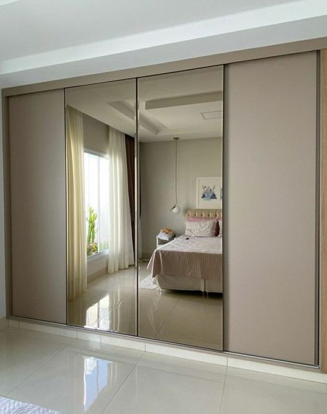 Wardrobe Design Bedroom Mirror, Bedroom With Mirror Closet Doors, Cupboard Ideas Bedroom With Mirror, Mirror On Wardrobe Door, Closet With Mirror Doors, Wardrobe With Mirror Doors, Wardrobe Design Bedroom Modern Luxury, Mirror Wardrobe Doors, Cupboard Design Wardrobe