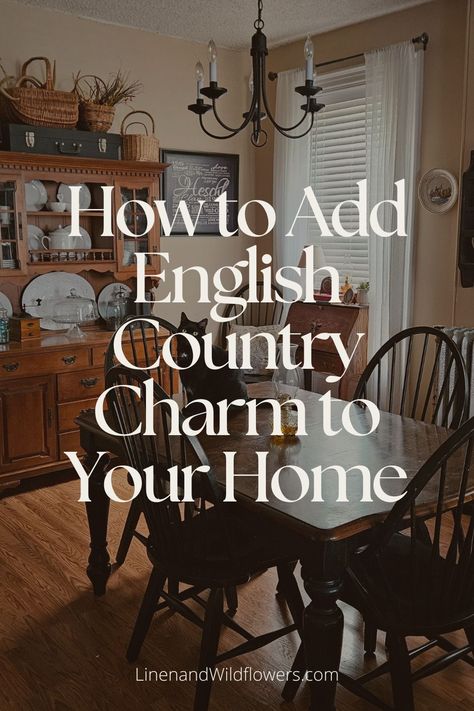 In the realm of interior design, the English country charm exudes warmth, comfort, and timeless elegance. Whether you live in a bustling city or a rural area, incorporating this style into your home can create a cozy retreat that feels both inviting and refined. Here's a step-by-step guide on how to add English country charm to your home. Traditional English Country Decor, English Country Decorating Ideas, Traditional English Home Decor, English Shabby Country, British Homes Interior English Country, English Farmhouse Style, American Country Interior Design, English Country Lamps, English Country Shabby Decor