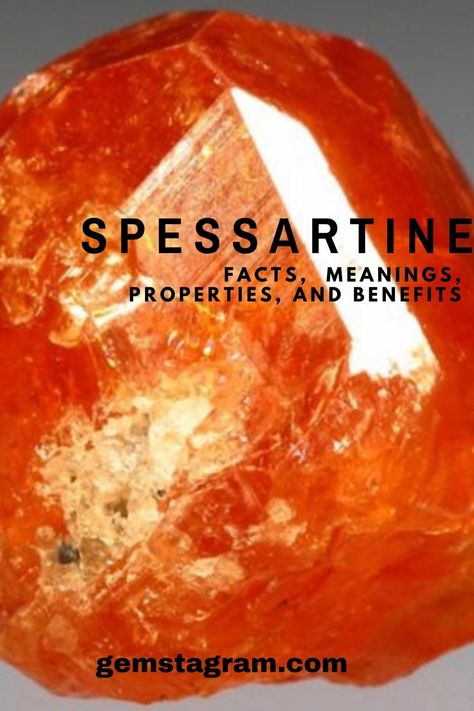 Spessartine Garnet Meaning, Garnet Stone Meaning, Garnet Meaning, Feng Shui Guide, Logical Reasoning, Healing Crystals For You, Spessartine Garnet, Spessartite Garnet, Garnet Crystal