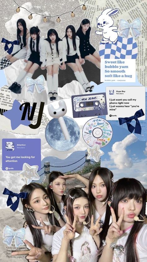 NewJeans collage ★ #NewJeans #Collage #Wallpaper #Aesthetic Newjeans Collage, Collage Wallpaper Aesthetic, How To Draw Mario, New Jeans Wallpaper, Jeans Wallpaper, Collage Photo Frame Design, Easy Korean Words, Kpop Backgrounds, Walpaper Hello Kitty