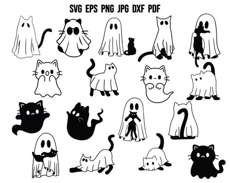 Cat Ghost SVG | Halloween SVG | Ghost SVG | Cat Ghost SVG | Halloween Cut File | Cat Halloween SVG | Cute Ghost Cat SVG | Trendy Halloween SVG | Halloween Ghost SVG Cut File | Ghost Silhouette | Cute Ghost SVG | Halloween Silhouette | Halloween Cricut | Halloween Clipart | Halloween Vector | Retro Halloween SVG | Halloween Printable | Halloween Decor | Halloween Home Decor | Ghost SVG | Halloween Sublimation | Transparent Background SVG | Instant Download | Mug Quotes SVG | Tote Bag Quotes SVG | Black Cat Svg, Ghost Silhouette, Halloween Cricut, Silhouette Halloween, Halloween Silhouette, Cat Ghost, Spooky Cat, Scary Cat, Chat Halloween