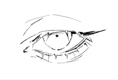 Eye Sketch Digital, Gojo Eyes Drawing, Gojo Eyes, Head Profile, Drawing Help, Art Models, 2d Drawing, Drawing Prompt, Art Tools Drawing