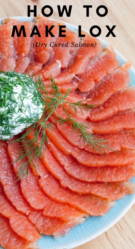 Salmon Asparagus Foil, Cured Salmon Recipe, Lox Recipe, Smoked Salmon Recipe, Cured Salmon, Garlic Butter Salmon, Smoked Salmon Recipes, Salmon And Asparagus, Smoked Meats