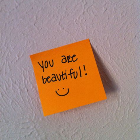 Positive posts! -- For your preteen or young teen; Weekly posts around their room to boost self confidence and let them know how much mommy and daddy love them and support them :). Love Letter Sticky Notes, Sticky Note Crafts, Reality Check Quotes, Boost Self Confidence, Sticky Notes Quotes, Special Love Quotes, Cheesy Quotes, Post It Note, Cards For Boyfriend