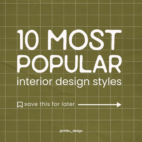 Here are some of the most popular interior design styles✨ Which style would you like your home to look like? #interior #design #interiordesign #interiorstyle #homedesign #tipsandtricks #homestyling Types Of Home Decor Styles Cheat Sheets, Types Of Interior Design Styles Cheat Sheets, Normal House Interiors, Types Of Decor Styles Interior Design, Interior Styles Types, Popular Interior Design Styles, Types Of Home Decor Styles, Types Of Interior Design Styles, Normal House