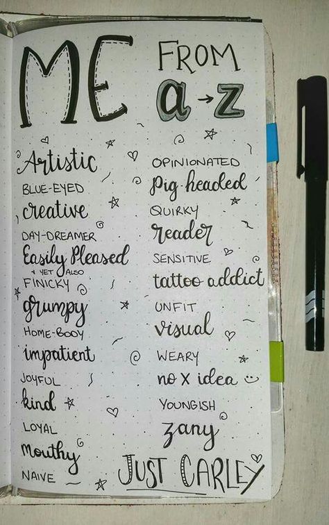 Ultimate List of Bullet Journal Ideas: 101 Inspiring Concepts to Try Today (Part 2) - Simple Life of a Lady Bullet Journal Page, Bulletin Journal Ideas, Bullet Journal Ideas, Bullet Journal Mood, Wreck This Journal, Bullet Journal Notebook, Diary Ideas, Bullet Journal Writing, Bullet Journal Inspo