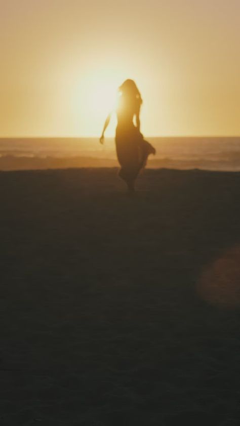 Download the free HD stock video - Woman's silhouette walking on the beach at sunset. This video features Sea, Seashore and Sun. Available for free on Mixkit.co. Silhouette Of A Woman, Fireworks Photography, Walking On The Beach, Silhouette Photography, Beach At Sunset, Sunset Silhouette, Woman Walking, Free Stock Video, Woman Silhouette