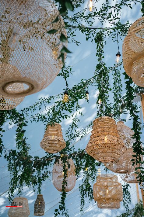 Venue Aesthetic, Rattan Lighting, Wedding Chandelier, Tent Decorations, Vermont Wedding, Wedding Lanterns, Keys Wedding, Lakeside Wedding, Wedding Tent