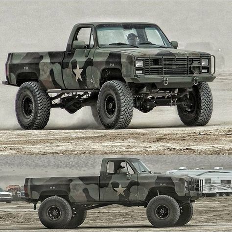 SquareBody Chevys on Instagram: “Beauty! 😍😍 Tag Owner⬇️ #SquareBody” K20 Chevy 4x4, Cucv M1008, Diy Truck Mods, Chevy K30, Trucks Lifted, Pickup Trucks For Sale, Single Cab Trucks, Chevy 4x4, Chevy Diesel Trucks