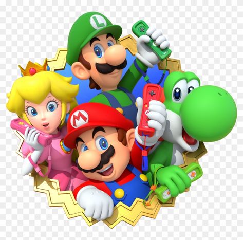 Mario Bros Png, Super Mario Bros Party Ideas, Mario And Friends, Wii Party, Mario Und Luigi, Super Mario Land, Mario Y Luigi, Mario E Luigi, Super Mario Bros Party