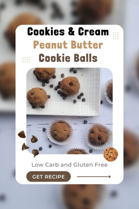 Shakeology Recipes, Cookie Balls, Cookie Ball, Protein Ball, Peanut Butter Cookies, Cookies And Cream, Nutritional Supplements, Homemade Recipes, Cookies Et Biscuits