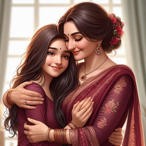 The moment when she realized she messed up BIG time I had tears in my eyes! 😂 Mother And Daughter Images, Mom And Daughter Art Illustrations, Mom And Daughter Images, Mom And Daughter Pictures, Mother And Daughter, Mom And Daughter, Mom Daughter Photos, Mother Daughter Art, Bf Picture