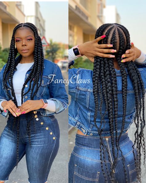 Beautiful Salon, African Tops, Twist Braid, Natural Hairstyle, Jumbo Braids, Twist Braid Hairstyles, Fulani Braids, Braids With Curls, Natural Hair Braids