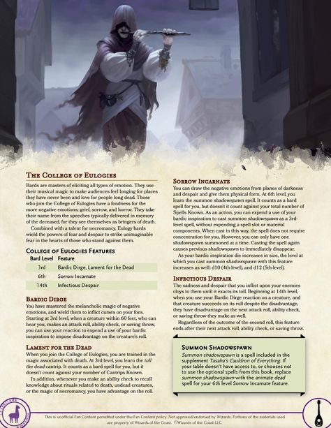 Dnd 5e Bard Subclasses, Bard Colleges Homebrew, College Of Swords Bard, Dnd Notes, Dnd Subclasses, Homebrew Classes, Dnd Bard, Dnd Stats, D D Classes