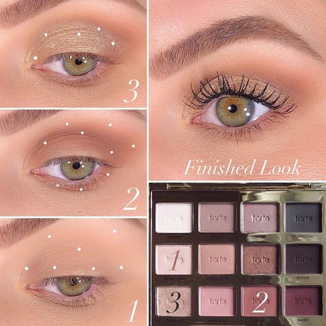 Teknik Makeup, Tarte Eyeshadow Palette, Tartelette In Bloom, Natural Summer Makeup, Soft Eye Makeup, Eye Makeup Pictures, Eye Makeup Steps, Makijaż Smokey Eye, Makeup Eye Looks