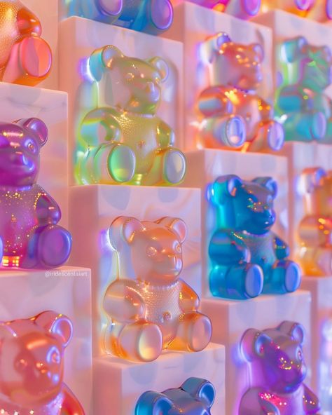 Squishy Birthday Party Ideas, Gummy Bears Aesthetic, Gummy Bear Aesthetic, Gummy Bear Party, Gummy Bear Song, Fair Pictures, What Is Play, Restaurant Decoration, Bear Theme