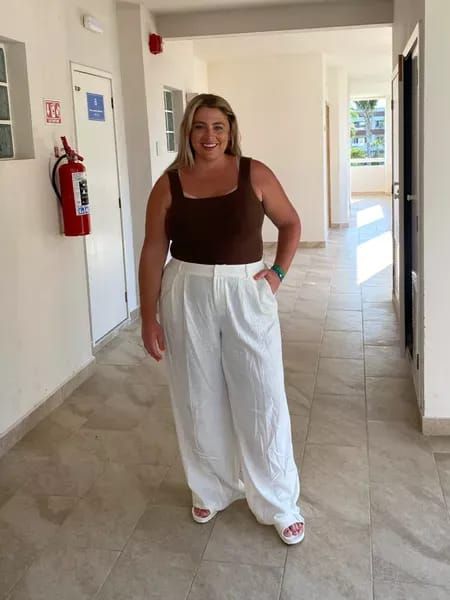 Plus Linen Pants Outfit, Linen Trouser Outfit, Linen Pants Outfit Plus Size, Plus Size Linen Pants Outfit, Wide Leg Linen Pants Outfit, Plus Size Linen Pants, Linen Trousers Outfit, Wide Leg Trousers Outfit, Coastal Clothing