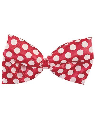 Clown Themed Bow Tie RED Best Halloween Costumes & Dresses USA Clown Bow Tie, Minnie Mouse Hair Bow, Circus Ideas, Minnie Mouse Hair, Clown Accessories, Clown Outfit, Mouse Hair, Clown Clothes, Polka Dot Bow Tie