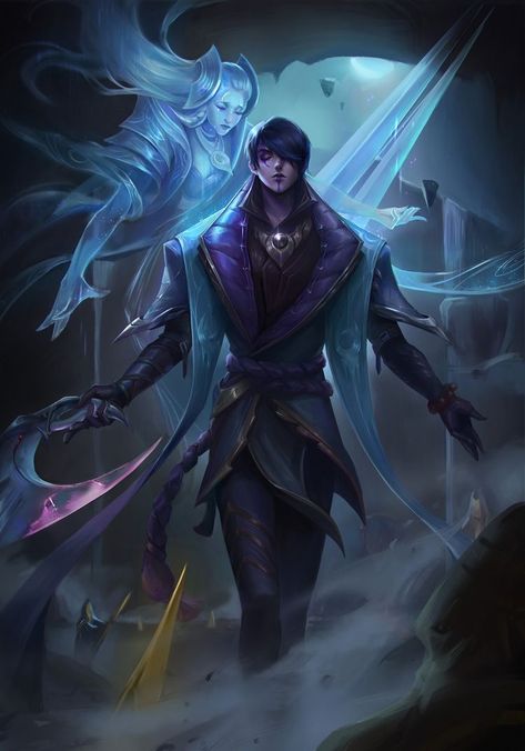 Alune League Of Legends, Aphelios League Of Legends, League Of Legends Aphelios, Liga Legend, Ahri Lol, Champions League Of Legends, Male Witch, Decent Wallpapers, Lol Champions