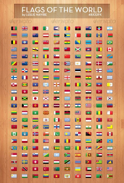 Flags of The World — Photoshop PSD #countries #yellow • Available here → https://graphicriver.net/item/flags-of-the-world/114913?ref=pxcr T Is For Train, Manchester United Wallpapers Iphone, All World Flags, Pictures Of Flags, World Map Continents, Country Flags Icons, World Country Flags, Continents And Countries, Countries And Flags