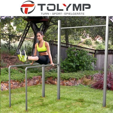 Backyard Gymnastics, Calisthenics Bars, Outdoor Pull Up Bar, Calisthenics Gym, Calisthenics Equipment, Outdoor Gym Equipment, Backyard Gym, Gym Bar, Workout Stations