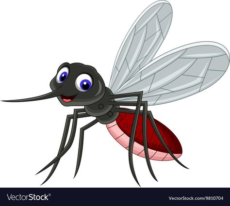 Mosquito Cartoon, Cute Mosquito, Cartoon Mosquito, Cartoon Insects, Funny Mosquito, Insect Clipart, Cartoon Download, Painted Rock Animals, Islamic Cartoon