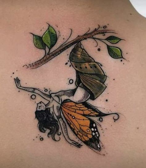 Butterfly Cocoon Tattoo, Cocoon Tattoo, Metamorphosis Tattoo, Unity Tattoo, Butterfly Cocoon, Middle Finger Tattoos, Famous Tattoo Artists, About Butterfly, Fairy Tattoo Designs