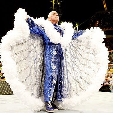 Ric Flair at WrestleMania XXIV Rick Flair Costume, Rick Flair, Wwe Legends, Shawn Michaels, Ric Flair, Wrestling Superstars, Creative Valentines, Wwe Photos, Sports Stars