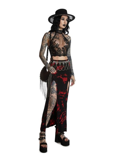 Goth Music Festival Outfits – Dolls Kill Goth Music, Casual Goth, Goth Look, Black Mesh Top, Music Festival Outfits, Gothic Clothing, Pride Outfit, Halter Crop Top, Gothic Outfits