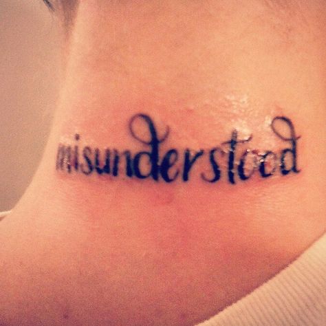 Misunderstood Tattoo, Ace Tattoo, Tattoo Quotes About Life, Organization Board, Other Languages, Tattoo Ink, Skin Art, Tattoo Inspo, Tattoo Idea