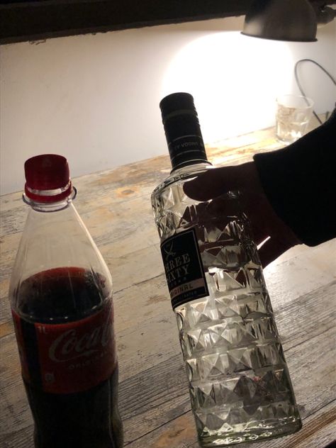 #vodka #alcohol # newyear #party #fun #aesthetic Coke Aesthetic, Vodka Coke, Drink Vodka, Black And White Picture Wall, Coke Cola, Night Party, White Picture, Black And White Pictures, Picture Wall