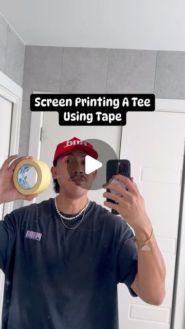 Dre on Instagram: "Bet you didn’t know about this hack 😉

It saves you from spending money on a screen printing kit. The only downside is that it’s only suitable for 1 colour prints. But still! Would you use this hack? 

#screenprinting #hack #tshirtprinting" Screen Printing Hacks, Diy T Shirt Printing, Screenprinting, April 22, Diy Prints, T Shirt Diy, Spending Money, Hobbies And Crafts, Print Pictures