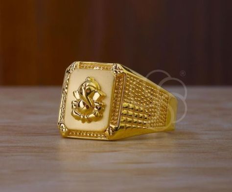 Gold Ring Designs For Men, Mens Gold Pendant, Gents Rings, Bridal Boutique Interior, Boy Ring, Latest Gold Ring Designs, Studs For Men, Mens Ring Designs, Handmade Gold Ring