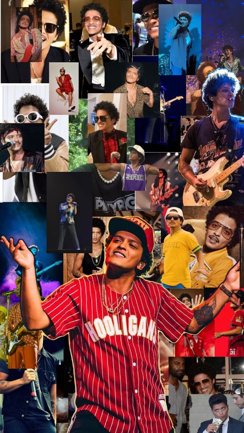 A lot of pics (I didn’t know what to put here) Bruno Mars Wallpaper, Mars Wallpaper, Bruno Mars, Back To The Future, Wallpaper Iphone, Mars, I Know, Collage, Iphone