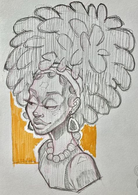 Black Women Drawings Sketch, Art Sketches Aesthetic, Different Types Of Art, Sketches Aesthetic, Cool Sketch Ideas, Animation Drawing Sketches, Aesthetic Drawings, Sketches Art, Sketch Portrait