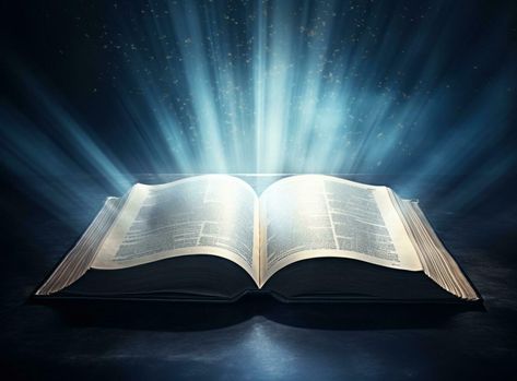 Open bible with sunlights Open Bible Image, Birthday Background Design, Open Bible, Live Screen, Live Screen Wallpaper, Bible Images, X Picture, Tree Saw, Cityscape Photos