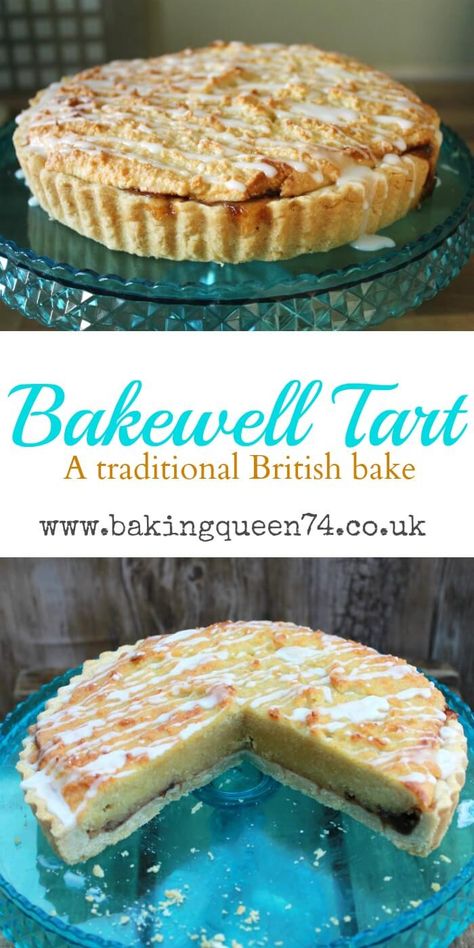 Bakewell Tart Recipe, Almond Frangipane, British Baking Show Recipes, British Bake Off Recipes, English Desserts, Bake Off Recipes, Welsh Recipes, British Cooking, Baked Dessert