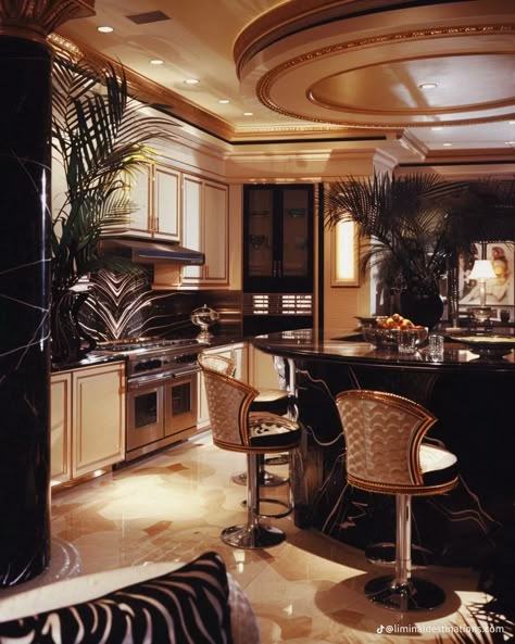 80s Rich House Aesthetic, 80s Rich House, 1980s Interior Design Kitchen, 80s Rich Aesthetic, 80s Luxury Aesthetic, 80s Luxury Interior, 80s Home Aesthetic, Zebra Print Aesthetic, Michelle Core